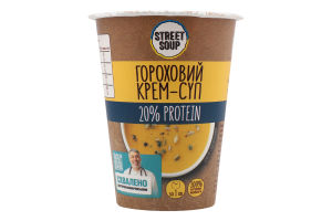 Крем-суп швидкого приготування гороховий 50г стакан Стріт суп