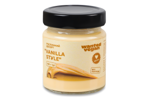 Десерт рослинний без лактози Vanilla style Wanted Vegan с/б 180г
