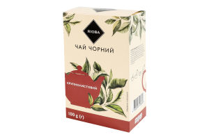 Чай чорний байховий крупнолистовий RIOBA к/у 100г
