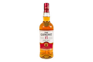 Виски 700мл 40% шотландский односолодовый 15 лет The Glenlivet к/у