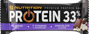 Батончик з високим вмістом білка зі смаком шоколаду Protein 33% Go On Nutrition м/у 50г