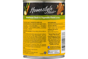 Pedigree Food For Dogs Homestyle Meals Porterhouse Steak & Vegetable Flavor In Gravy