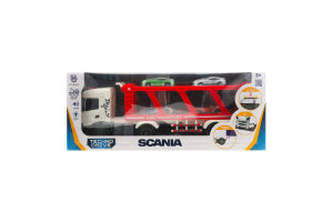 Набір ігровий Автоперевізник з машинами світло/звук 45*13см Scania TechnoDrive