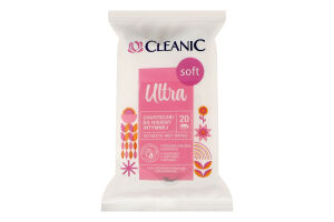 Серветки вологі Cleanic Soft Ultra д/інтим гiгiєни