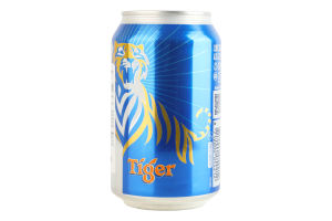 Пиво 330мл 5% светлое пастеризованное Tiger ж/б