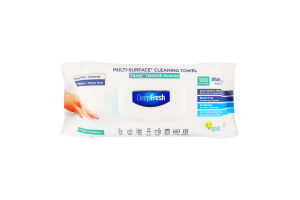 Серветки вологі Soap д/очищення поверхонь 100шт з клапаном Deep Fresh