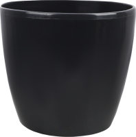 Горщик д/квітів Матільда темно-сірий круглий 12*11см Алеана