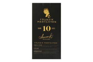 Бренди 0.5л 40% армянский марочный 10 лет Frunzik Mkrtchyan PBF к/у