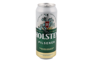 Пиво 480мл 4.7% світле пастеризоване Pilsener Holsten з/б