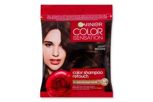 Крем-краска для волос без аммиака Color sensation Color shampoo retouch 5.0 Garnier 1шт