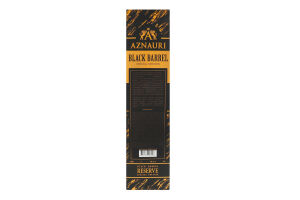 Бренди 0.7л 40% виноградный выдержанный Reserve Black Barrel Aznauri к/у