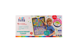 Плакат навчальний Абетка 2в1 українська/англійська Kids Hits