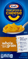 Kraft Macaroni & Cheese Dinner Whole Grain Original Flavor