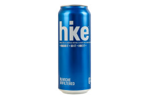 Пиво специальное 0.5л 4.9% нефильтрованное пастеризованное Blanche Hike ж/б