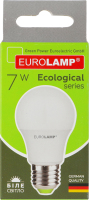 Лампа світлодіодна 7W E27 4000K Ecological Eurolamp 1шт