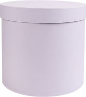 Коробка флористическая круглая 26*30 фиолет бумага