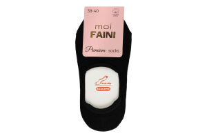 Следы женские moi Faini 213011 силикон черн р38-40