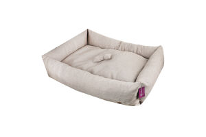 Лежак д/собак Патрік №4 бежевий прямокутний 70*100*22см Матис