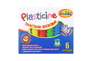 Пластилін Class Чисті руки 6 шт. ECO 7625С 100 г