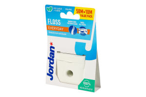 Флосс зубной ежедневный 50м Jordan 1шт