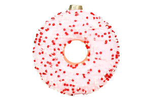 Прикраса ялинкова Пончик скло 833725