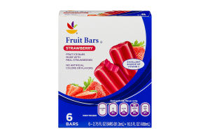 Ahold Fruit Bars Strawberry - 6 CT