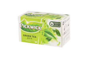 Чай зеленый натуральный Pure Pickwick к/у 20х1.5г