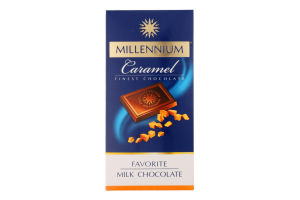Шоколад молочный Caramel Favorite Millennium к/у 100г