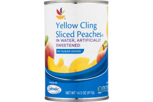Ahold Yellow Cling Sliced Peaches in Water