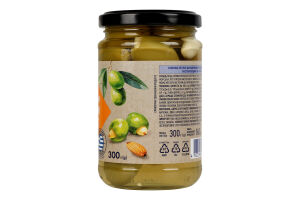 Оливки Премія зелені фаршировані мигдалем