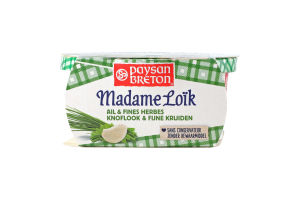 Сир Paysan Breton Мадам Лоїк з часником та травами