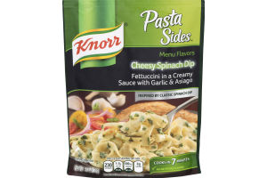 Knorr Pasta Sides Menu Flavors Fettuccini Cheesy Spinach Dip