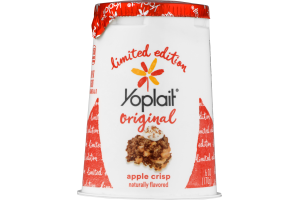 Yoplait Original Low Fat Yogurt Apple Crisp