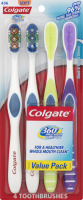 Colgate 360 Whole Mouth Clean Soft Toothbrush - 4 PK