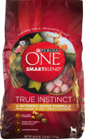 Purina One SmartBlend True Instinct Adult Dog Food, Turkey & Venison