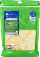 SE Grocers Fancy Shredded Reduced Fat Mexican Style Blend Natural Cheese