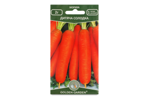 Насіння Golden Garden Морква Дитяча солодка