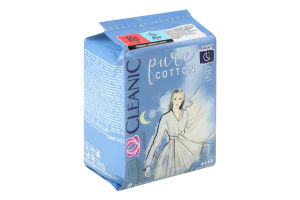 Прокладки Cleanic Pure Cotton Night