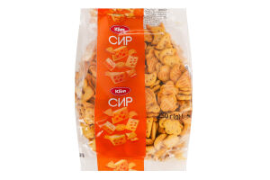 Крекер солоний з смаком Сир 250г Klim