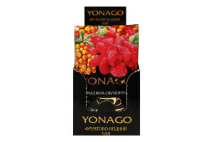 Напій фруктово-ягідний вітамінний Малина-обліпиха Чай Yonago м/у 50г