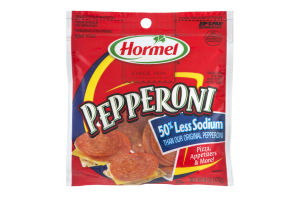 Hormel Pepperoni 50% Less Sodium Pillow Pack - 6oz