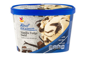 Ahold Real Ice Cream Vanilla Fudge Swirl
