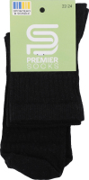 Шкарпетки підл Premier socks висок рубч чор р22-24