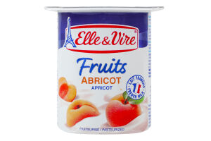 Десерт молочний 2.3% з абрикосом Fruits Elle&Vire ст 125г