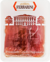Ветчина нарезка Прошутто Крудо Ferrarini лоток 90г