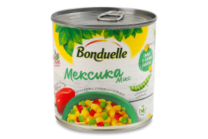 Суміш овочева стерилізована Мексика мікс Bonduelle з/б 300г