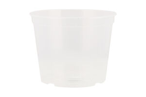 Горщик д/орхідей дренажний прозорий 19*15см 115015 Алеана