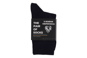Шкарпетки The Pair of Socks Меринос d.blue р.36-40