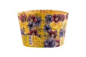 Форма для выпекания для изделий из теста бумажная 110x85мм Патриотическая ТОВ РКСП 1шт