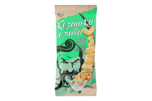 Арахис жареный соленый со вкусом сметаны с зеленью Козацька слава м/у 50г